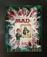 "MAD Magazine" July 1959 Issue #48 Original Custom Framed Painting On Acrylic Glass 034-26 (Lewis) at PristineAuction.com