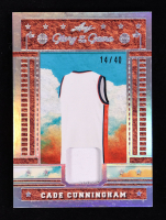 Cade Cunningham 2025 Leaf Glory Of The Game Silver Swatch #GU6 #14/40 at PristineAuction.com