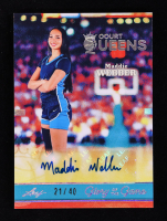 Maddie Webber 2025 Leaf Glory Of The Game Court Queens Autographs Silver #CQMW1 #21/40 RC at PristineAuction.com