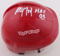 Paul Coffey Signed Red Wings Mini Helmet Inscribed "H.O.F. 04" (JSA) at PristineAuction.com