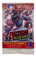 1984 Donruss Action All-Stars Puzzle & Cards Pack at PristineAuction.com