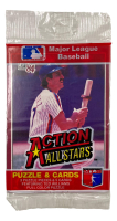 1984 Donruss Action All-Stars Puzzle & Cards Pack at PristineAuction.com