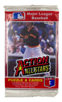 1984 Donruss Action All-Stars Puzzle & Cards Pack at PristineAuction.com