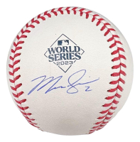 Marcus Semien Signed 2023 World Series Baseball (Beckett) at PristineAuction.com