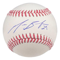 Michael Busch Signed OML Baseball (Beckett) at PristineAuction.com