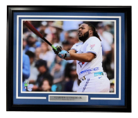 Vladimir Guerrero Jr. Signed Blue Jays Custom Framed Photo (Beckett) at PristineAuction.com