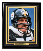 Jack Lambert Signed Steelers Custom Framed Photo Inscribed "HOF 90" (Beckett) at PristineAuction.com