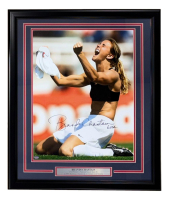 Brandi Chastain Signed Team USA Custom Framed Photo Inscribed "6 USA" (Schwartz) at PristineAuction.com