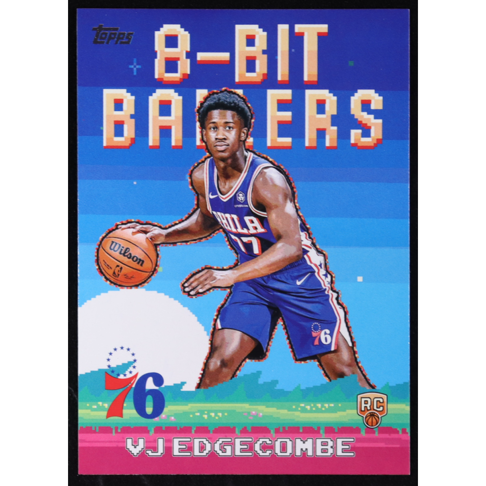 VJ Edgecombe 2025-26 Topps 8-Bit Ballers #8B33 RC at PristineAuction.com
