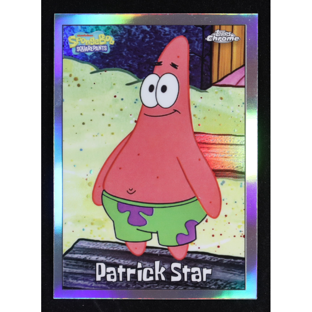 Patrick Star 2025 Topps Chrome SpongeBob Squarepants Refractors #24 at PristineAuction.com