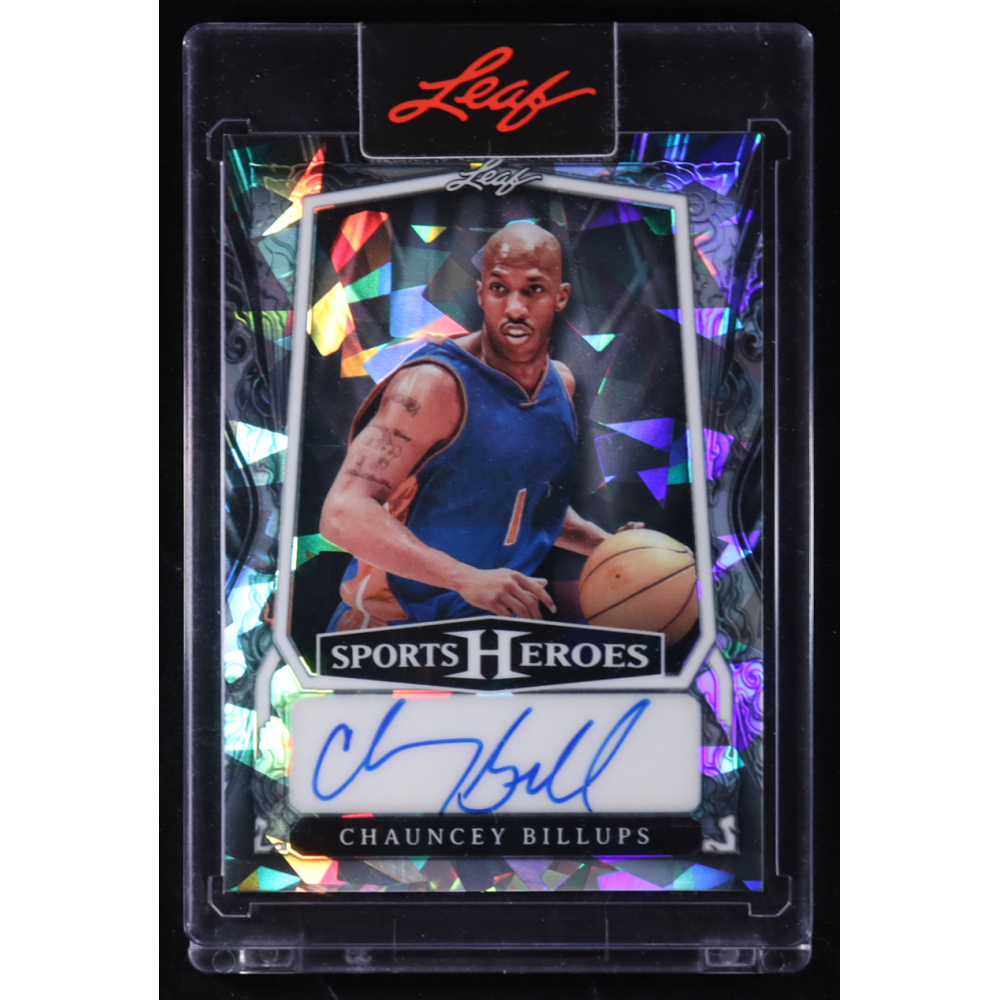 Chauncey Billups 2025 Leaf Sports Heroes Autograph Crystal #CB2 #35/35 at PristineAuction.com