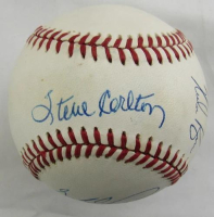 Nolan Ryan, Tom Seaver, Steve Carlton | 300 Wins Club ONL Baseball Signed By (8) (PSA) at PristineAuction.com