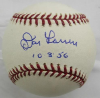 Don Larsen Signed OML Baseball Inscribed "10-8-56" (JSA) at PristineAuction.com