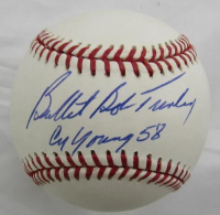 Bob Turley Signed OML Baseball Inscribed "Cy Young 58" (JSA) at PristineAuction.com