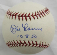 Don Larsen Signed OML Baseball Inscribed "10-8-56" (JSA) at PristineAuction.com
