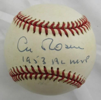 Al Rosen Signed OAL Baseball Inscribed "1953 AL MVP" (JSA) at PristineAuction.com