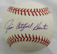 Jim "Catfish" Hunter Signed OAL Baseball (JSA) at PristineAuction.com