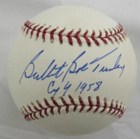 Bob Turley Signed OML Baseball Inscribed "Cy Young 1958" (JSA) at PristineAuction.com