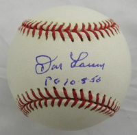 Don Larsen Signed OML Baseball Inscribed "PG 10-8-56" (JSA) at PristineAuction.com