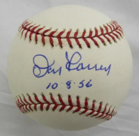 Don Larsen Signed OML Baseball Inscribed "10-8-56" (JSA) at PristineAuction.com