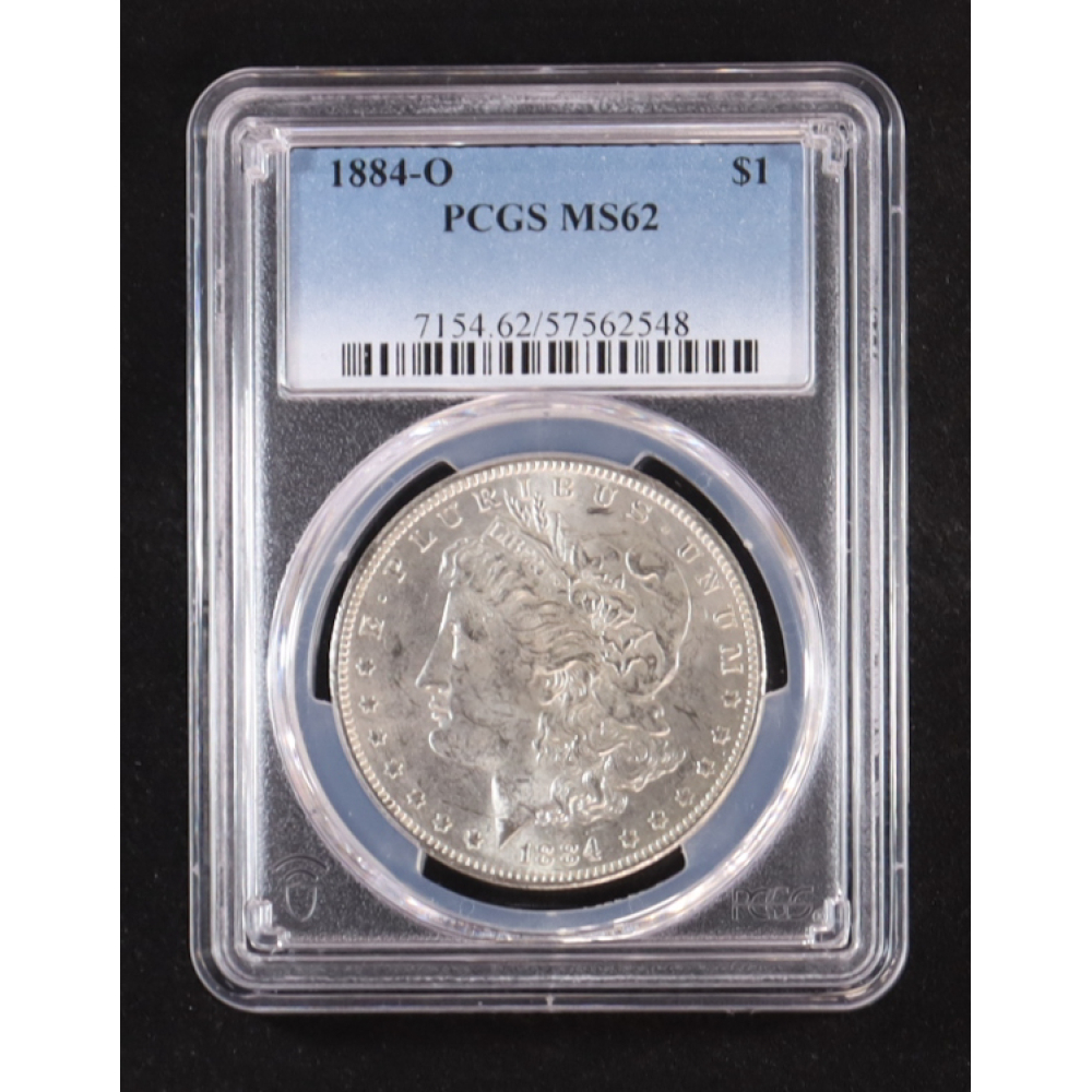 1885-O Morgan Silver $1 Dollar (PCGS MS62) at PristineAuction.com