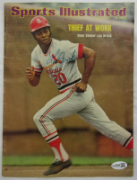 Lou Brock Signed 1974 "Sports Illustrated" Magazine Cover (JSA) at PristineAuction.com