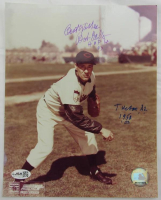 Bob Feller Signed Indians 8x10 Photo with Multiple Inscriptions (JSA) at PristineAuction.com