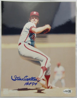 Steve Carlton Signed Phillies 8x10 Photo Inscribed "HOF 94" (JSA) at PristineAuction.com