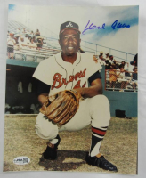 Hank Aaron Signed Braves 8x10 Photo (JSA) at PristineAuction.com