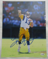 Kurt Warner Signed Rams 11x14 Photo (JSA) at PristineAuction.com