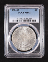 1884-O Morgan Silver $1 Dollar (PCGS MS62) at PristineAuction.com