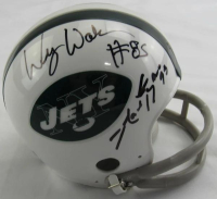 Wesley Walker & Freeman McNeil Signed Jets Mini Helmet (JSA) at PristineAuction.com