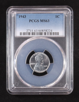 1943 Lincoln Steel 1C Cent (PCGS MS63) at PristineAuction.com
