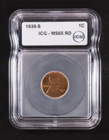 1939-S Lincoln Wheat 1C Cent (ICG MS65 RD) at PristineAuction.com