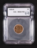 1939-S Lincoln Wheat 1C Cent (ICG MS65 RD) at PristineAuction.com