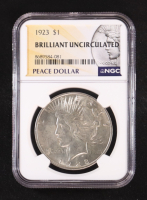 1923 Peace Silver $1 Dollar (NGC BRILLIANT UNCIRCULATED) at PristineAuction.com