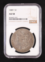 1889 Morgan Silver $1 Dollar (NGC AU58) at PristineAuction.com
