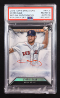Chris Sale 2019 Topps Diamond Icons Red Ink Autographs #RICS #22/25 (PSA 8 | Autograph Graded 10) at PristineAuction.com