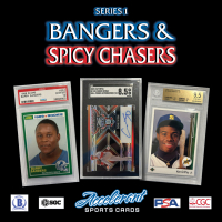 Accelerant "BANGERS & SPICY CHASERS SERIES 1" Mystery Box at PristineAuction.com