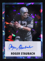Roger Staubach / Nolan Ryan 2024 Leaf Collective Multi Mash-Up Dual Autographs Crystal Light Blue #MU35 #03/10 at PristineAuction.com
