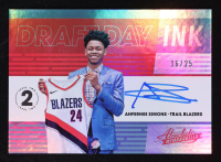 Anfernee Simons 2018-19 Absolute Memorabilia Draft Day Ink Level 2 #24 #16/25 RC at PristineAuction.com
