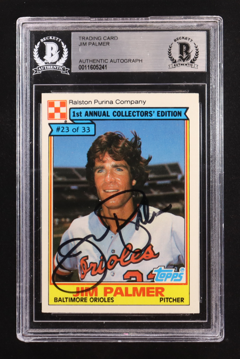 Jim Palmer Signed 1984 Ralston Purina #23 (BGS) at PristineAuction.com Jim Palmer Signed 1984 Ralston Purina #23 (BGS) at PristineAuction.com