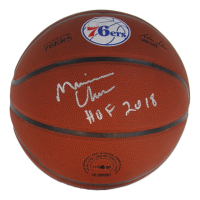 Maurice Cheeks Signed 76ers Logo NBA Basketball Inscribed "HOF 2018" (Schwartz) at PristineAuction.com