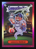 Kodai Senga 2023 Topps Garbage Pail Kids MLB Series 3 Pink Foil #17a #95/99 Ghostly Kodai at PristineAuction.com