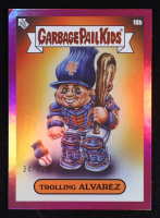 Francisco Alvarez 2023 Topps Garbage Pail Kids MLB Series 3 Pink Foil #18b #34/99 Trolling Alvarez at PristineAuction.com
