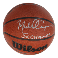 Michael Cooper Signed NBA Basketball Inscribed "5x Champs" (Schwartz) at PristineAuction.com