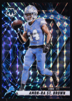 Amon-Ra St. Brown 2025 Panini Mosaic Mosaic Genesis #2 at PristineAuction.com