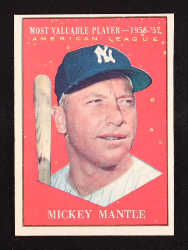 Mickey Mantle 1961 Topps #475 MVP at PristineAuction.com Mickey Mantle 1961 Topps #475 MVP at PristineAuction.com