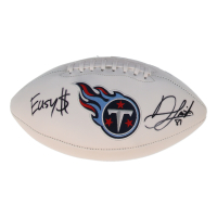 Jonnu Smith Signed Titans Logo Football Inscribed "Easy $" (Beckett) at PristineAuction.com