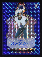 Nate Wiggins 2024 Panini Mosaic Rookie Autographs Mosaic Blue #330 #14/99 RC at PristineAuction.com